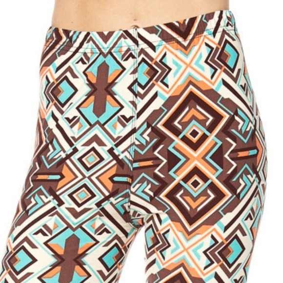 Plus Size Multi Pattern Leggings - Picture 2 of 2